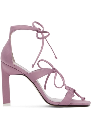 The Attico Pink Aria Heeled Sandals