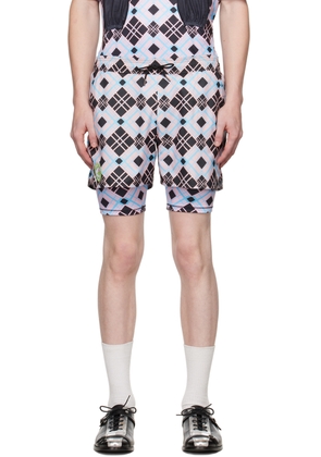 Chopova Lowena Pink Layered Shorts