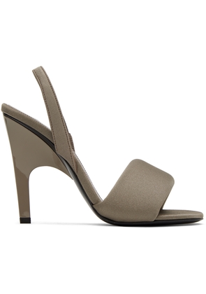 The Attico Gray Rem Heeled Sandals