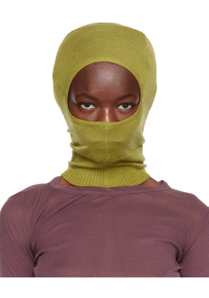 Rick Owens Green Skull Balaclava