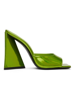 The Attico Green Devon Mules