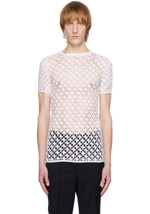 Situationist White Floral T-Shirt