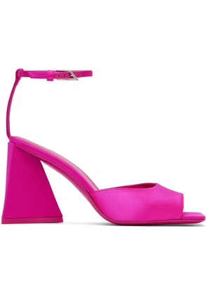 The Attico Pink Piper Heeled Sandals