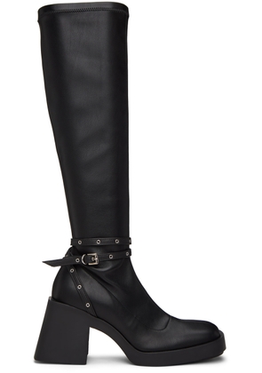 Justine Clenquet Black Chloë Strap Boots
