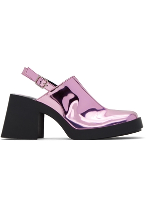Justine Clenquet Pink Raf Mules