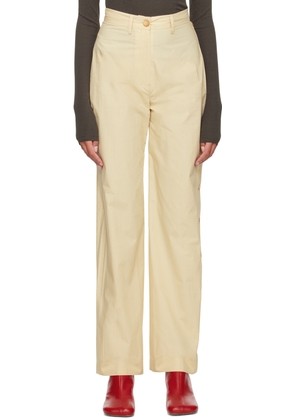 Nanushka Off-White Nessa Trousers