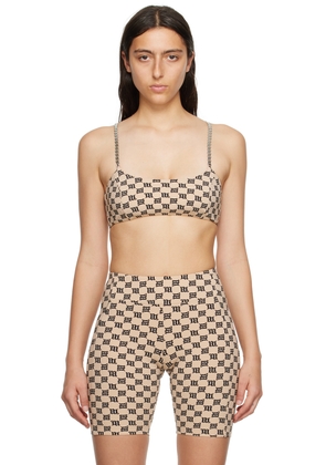 MISBHV Beige Monogram Bralette