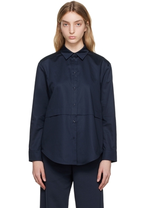 MM by Max Mara Navy Glassa Shirt