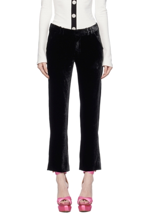 Balmain Black Flared Trousers