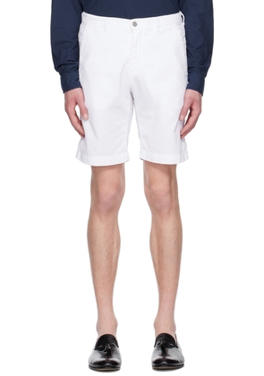 Massimo Alba White Vela Shorts