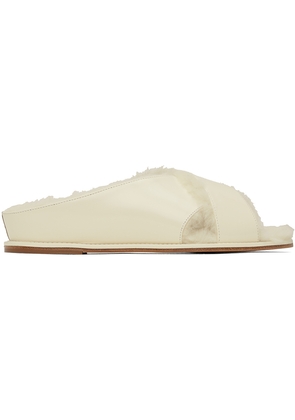 Gabriela Hearst Off-White Ellington Slides