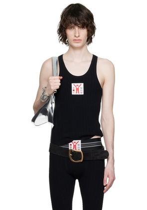 Walter Van Beirendonck Black Jock Tank Top