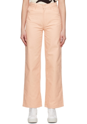 Raf Simons Pink Workwear Jeans