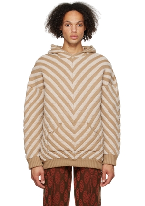 Isa Boulder SSENSE Exclusive Beige Arrow Hoodie