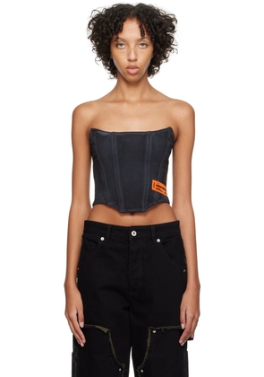 Heron Preston Black Washed Tank Top