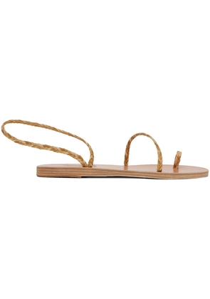 Ancient Greek Sandals Beige Eleftheria Sandals
