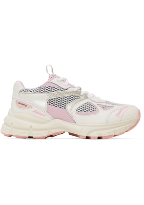 Axel Arigato White & Pink Marathon Sneakers