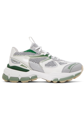 Axel Arigato White & Green Marathon Neo Sneakers