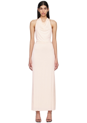 BEC + BRIDGE Off-White Ariel Halter Maxi Dress