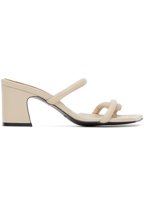Reike Nen Beige Twisted Heeled Sandals