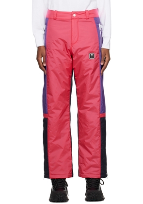 Palm Angels Pink Thunderbolt Ski Pants