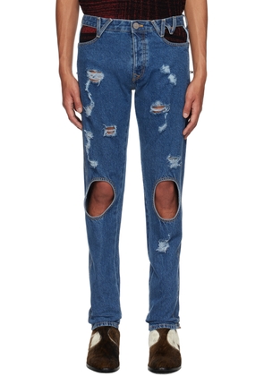 Vivienne Westwood Blue Cut Out Peppe Jeans