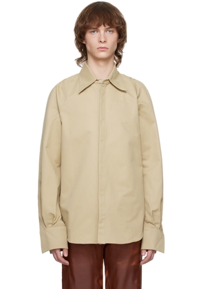 Bianca Saunders Beige Row Back Shirt