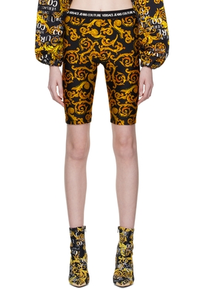 Versace Jeans Couture Black Sketch Shorts