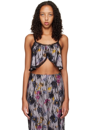 Anna Sui SSENSE Exclusive Purple Camisole