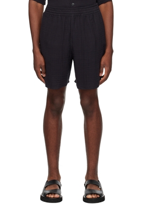 True Tribe Navy Smooth Steve Shorts