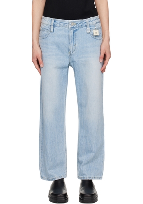 WOOYOUNGMI Blue Keyring Jeans