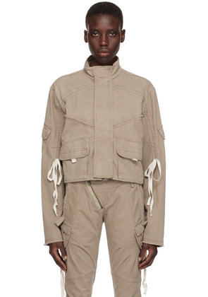 Ottolinger Taupe Drawstring Jacket