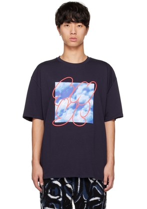 Saturdays NYC Navy Atmosphere T-Shirt