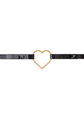Blumarine Black Heart Belt