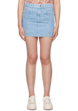 Isabel Marant Etoile Blue Vesna Denim Miniskirt