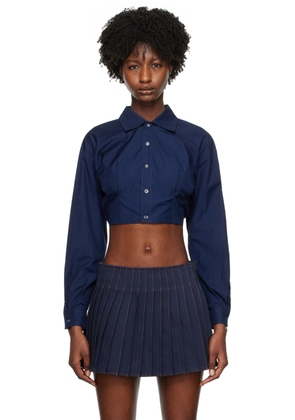 AMI Paris SSENSE Exclusive Blue Shirt