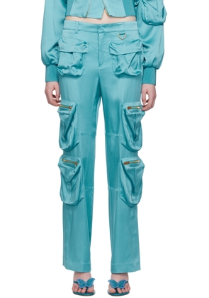 Blumarine Blue Pocket Trousers
