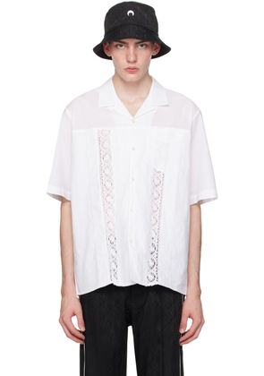 Marine Serre White Regenerated Household Shirt