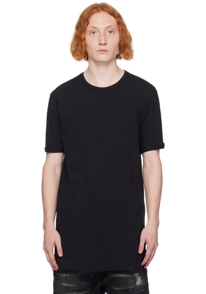 Boris Bidjan Saberi Black Object-Dyed T-Shirt