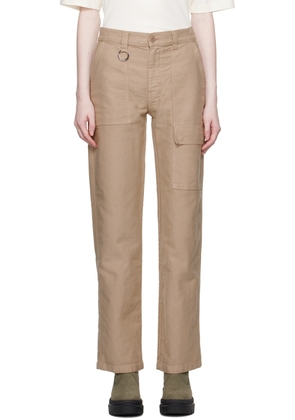 Études Beige Gravure Trousers