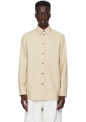 Jil Sander Yellow Button Shirt