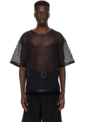 Jil Sander Black Open T-Shirt