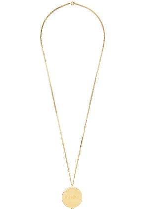 VETEMENTS Gold Pendant Necklace