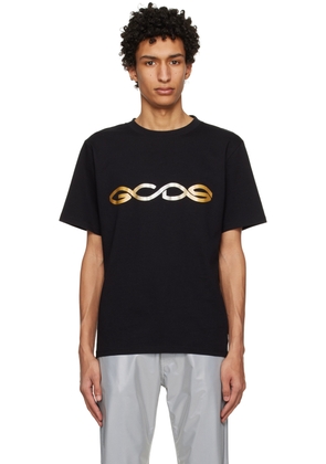 GCDS Black Reflective T-Shirt