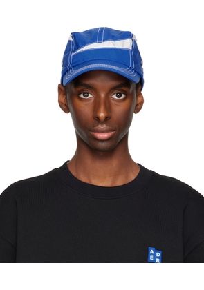 ADER error Blue & White Contrast Stitch Cap