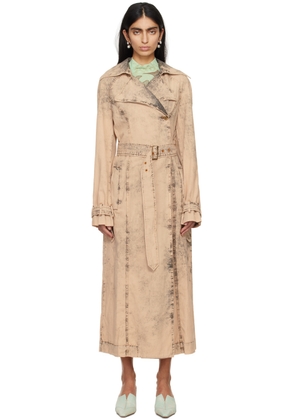 KNWLS Beige Issa Trench Coat