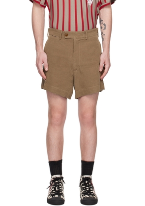 Vivienne Westwood Brown Raf Bum Shorts