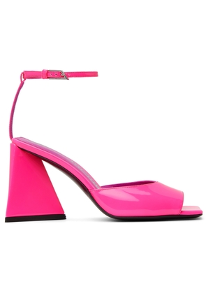 The Attico Pink Piper Heeled Sandals