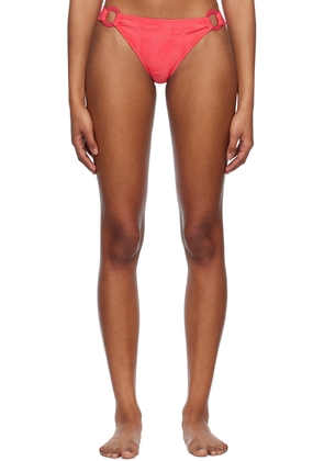 Moschino Pink O-Ring Bikini Bottoms