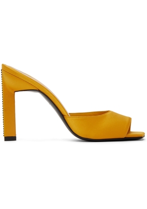 The Attico Yellow Kaia Heeled Sandals